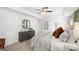 Spacious primary bedroom with dresser and cozy bedding at 544 Whitman (Lot 12) Ln # 2012, Stockbridge, GA 30281