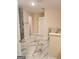 Luxury bathroom with marble flooring and walk-in shower at 200 Parker Dr, Mcdonough, GA 30253