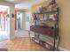 Elegant entryway with hardwood floors and decorative shelving at 5260 Island Dr, Stone Mountain, GA 30087