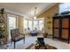 Spacious living room with bay window and eclectic decor at 5260 Island Dr, Stone Mountain, GA 30087