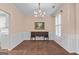 Formal dining room featuring hardwood floors and classic decor at 920 Eskew Rd, Mcdonough, GA 30252