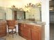 Bathroom with a double vanity and large mirrors at 5335 Saville Dr, Acworth, GA 30101