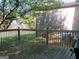 Wooden deck with railing overlooking backyard at 5335 Saville Dr, Acworth, GA 30101