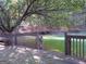 Deck with bench seating and view of yard at 5335 Saville Dr, Acworth, GA 30101
