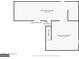 Basement floor plan showing finished and unfinished areas at 195 Pine Branch Dr, Stockbridge, GA 30281