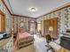 Bedroom with a double bed, desk, and built-in closet at 655 Mcdonough Rd, Hampton, GA 30228