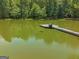 Wooden dock extending into a calm lake at 655 Mcdonough Rd, Hampton, GA 30228