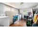 Bedroom with a mattress, washer, dryer, and boxes at 409 N Green Cir, Mcdonough, GA 30252
