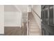 Bright entryway with staircase and hardwood floors at 660 Edgar St # 158, Hampton, GA 30228