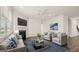 Living room with fireplace and comfortable seating at 660 Edgar St # 158, Hampton, GA 30228