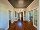 Bright entryway with hardwood floors, and french doors at 1471 Centennial Rd, Rutledge, GA 30663
