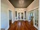 Bright entryway with hardwood floors, and french doors at 1471 Centennial Rd, Rutledge, GA 30663