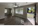 Spacious living room with hardwood floors, neutral walls, and plenty of natural light at 2164 Rockhaven Cir, Decatur, GA 30032