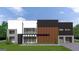 Modern home exterior with wood and black accents at 280 Brannan Rd, Mcdonough, GA 30253