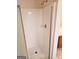 Shower stall with sliding glass door at 1402 Aramore Se Dr, Conyers, GA 30013