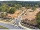 Aerial view of Shiloh Preserve, a private community with tree-lined streets and upscale lots at 4333 Shiloh Rd, Cumming, GA 30040