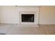 Fireplace with marble surround in living room at 6995 Pine Shadow Way, Winston, GA 30187