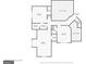 Upper floor plan with three bedrooms and two bathrooms at 684 Brooks Woolsey Rd, Brooks, GA 30205