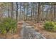 Long gravel driveway lined with trees leading to the house at 684 Brooks Woolsey Rd, Brooks, GA 30205