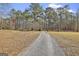 Gravel driveway leading to a house through a wooded area at 684 Brooks Woolsey Rd, Brooks, GA 30205