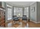 Sitting area with two armchairs and access to the deck at 684 Brooks Woolsey Rd, Brooks, GA 30205