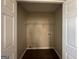 Functional laundry room with shelving and hookups at 3617 Collins Dr, Douglasville, GA 30135