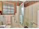 Bathroom with bathtub, shower, and vintage tile at 115 Bernhard Rd, Fayetteville, GA 30215