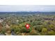 Aerial view of property with city skyline in background at 2147 Mcafee Rd, Decatur, GA 30032