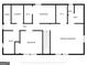 Two-story house floor plan, 3 bedrooms, 2 baths, and laundry room at 2147 Mcafee Rd, Decatur, GA 30032