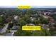 Aerial view of the property's location in Downtown Covington at 4124 Middlebrooks Ne St, Covington, GA 30014