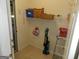 Laundry room with shelving and space for washer/dryer at 440 Falling Leaf Ct, Mcdonough, GA 30253