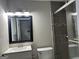 Modern bathroom with a walk-in shower and stylish tile at 3168 Mcafee Rd, Decatur, GA 30032