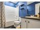 Clean bathroom with a tub shower combination at 1067 Field View Dr, Mcdonough, GA 30253