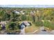 Aerial view showcasing a house nestled in a wooded neighborhood at 1067 Field View Dr, Mcdonough, GA 30253