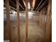 Unfinished basement with framed walls and insulation at 608 Cliff Lake Trl, Stockbridge, GA 30281