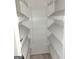 Well-organized closet with ample shelving and a shoe rack at 3290 Abbeywood Dr, Decatur, GA 30034