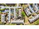 Aerial view showing building location, parking, and surrounding area at 312 Brittany Ct, Duluth, GA 30096