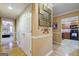 Hallway with access to bedroom and kitchen at 312 Brittany Ct, Duluth, GA 30096