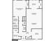 Concise floorplan showcasing a sunroom, living room, and bedrooms at 312 Brittany Ct, Duluth, GA 30096