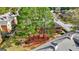 Back of the building with landscaping and gazebo at 312 Brittany Ct, Duluth, GA 30096