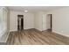 Simple bedroom with hardwood floors and neutral walls at 1262 Lorenzo Sw Dr, Atlanta, GA 30310
