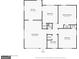 Floor plan showcasing a living room, kitchen, and bedrooms at 1262 Lorenzo Sw Dr, Atlanta, GA 30310