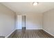 Bedroom with hardwood floors and a closet at 2124 Hairston Creek Pkwy, Decatur, GA 30035
