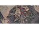 Aerial view showing property lines and surrounding area at 1500 Pine Forest Rd, Mansfield, GA 30055