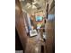 Bathroom with shower/tub combo, toilet, and vanity sink at 5605 Bethlehem Rd, Fairburn, GA 30213