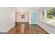 Dining area with hardwood floors and light-colored walls at 1398 Woodland Se Ave, Atlanta, GA 30316