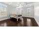 Spacious bedroom with hardwood floors and high ceilings at 1898 Walker Ave, College Park, GA 30337