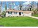 Brick ranch home with a well-maintained lawn and driveway at 2190 Westover Dr, East Point, GA 30344