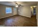 Bright living room showcasing hardwood floors and an open floor plan at 2190 Westover Dr, East Point, GA 30344
