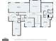 Floorplan displays four bedrooms, three bathrooms, and open areas at 2202 Escalade Ct, Conyers, GA 30094